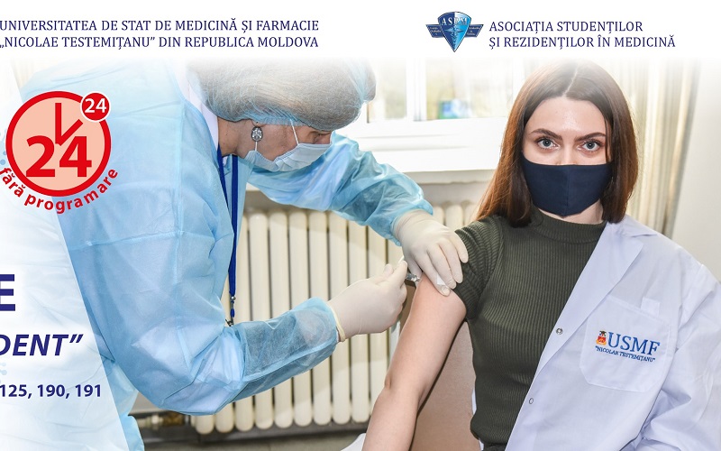 USMF organizează primul maraton de vaccinare