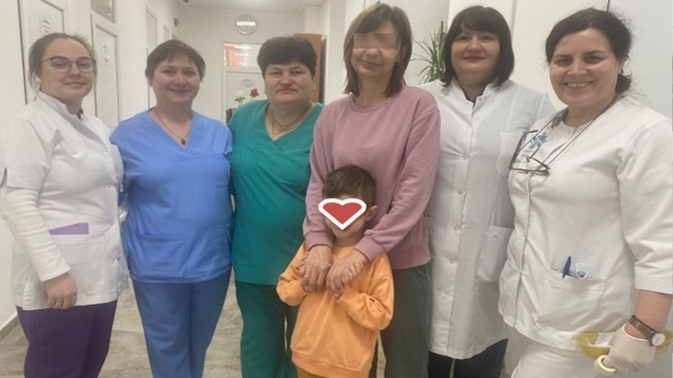 Un copil diagnosticat cu o infecție gravă a fost salvat de medicii de la spitalul „Toma Ciorbă”