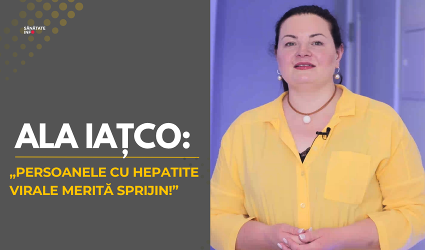 Ala Iațco: „Persoanele cu hepatite virale merită sprijin!”