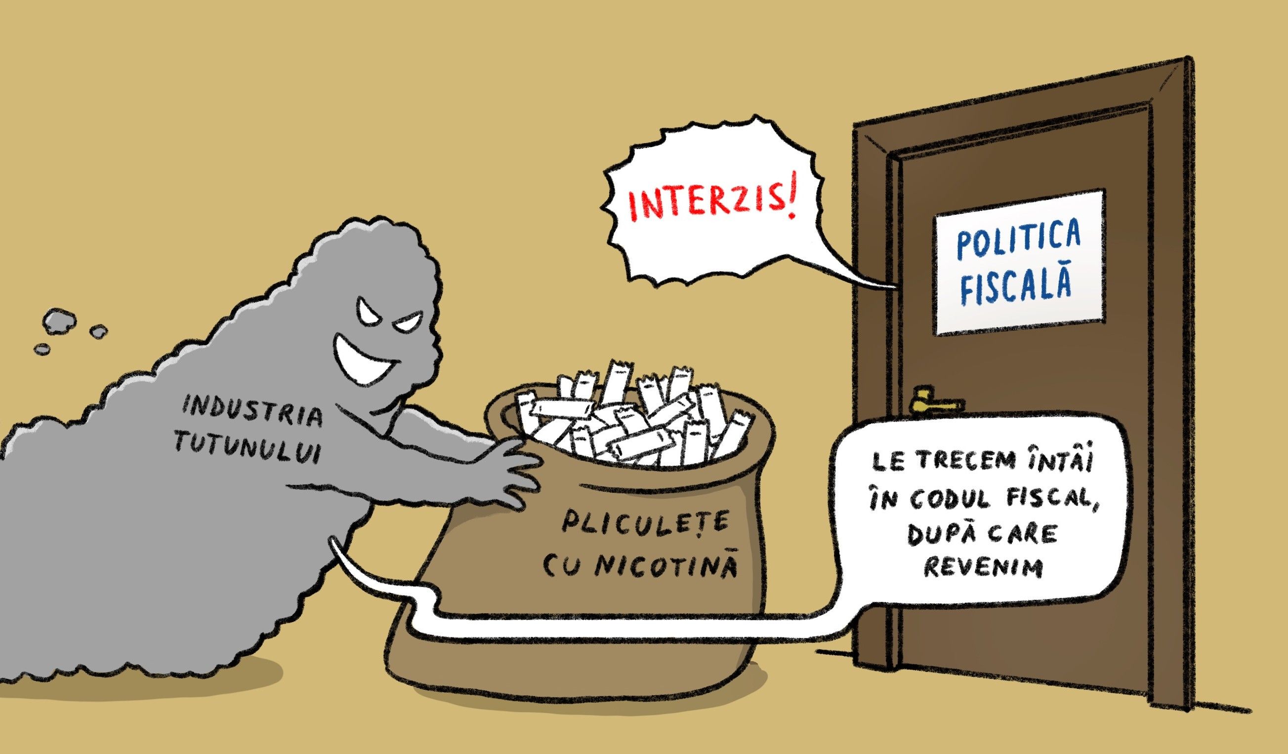 Reglementarea fiscală a pliculețelor cu nicotină – calul troian al industriei tutunului