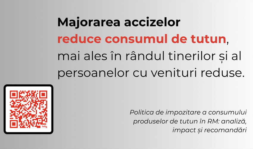 Efectele politicilor de accizare asupra consumului de tutun depind de sinergia politicilor de sănătate și administrare a finanțelor publice