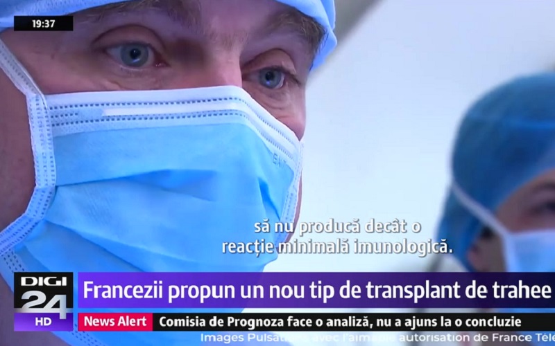 O șansă unică pentru pacienții care au nevoie de un transplant de trahee