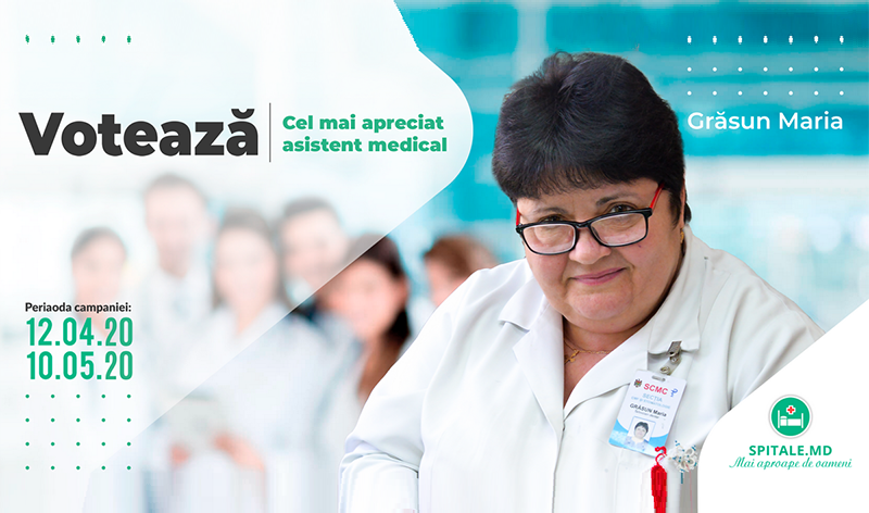 „Cel mai apreciat asistent medical 2020”, să-l alegem împreună