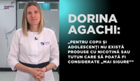 Dorina Agachi: „Pentru copii și adolescenți nu există produse cu nicotină sau tutun „mai sigure””
