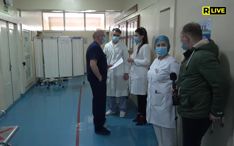 Medicii de la Institutul de Medicină Urgență sunt vaccinați împotriva covid19, în acest moment. Câți urmează să se imunizeze pe parcursul zilei