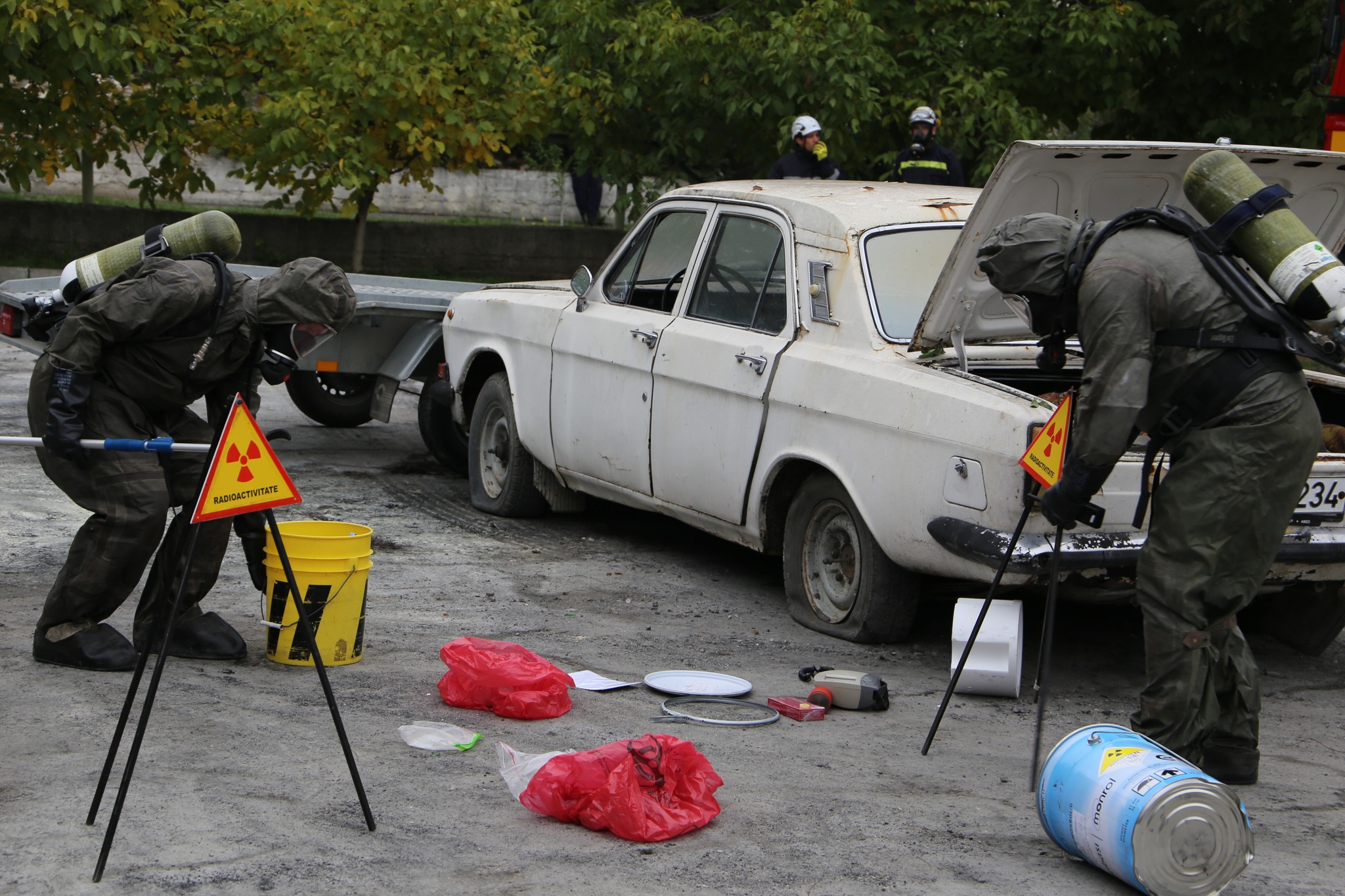 Accident cu implicarea unui automobil care transporta materiale radioactive. La Chișinău