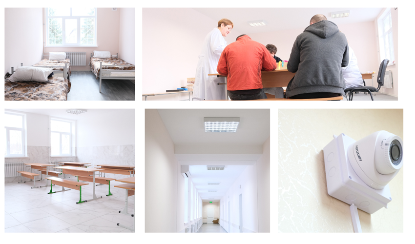 Secția pentru tratament prin constrângere cu supraveghere obișnuită a Spitalului Clinic de Psihiatrie a fost renovată în totalitate