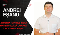 Andrei Eșanu: „Nicotina te prinde în cea mai periculoasă capcană: cea a dependenței”
